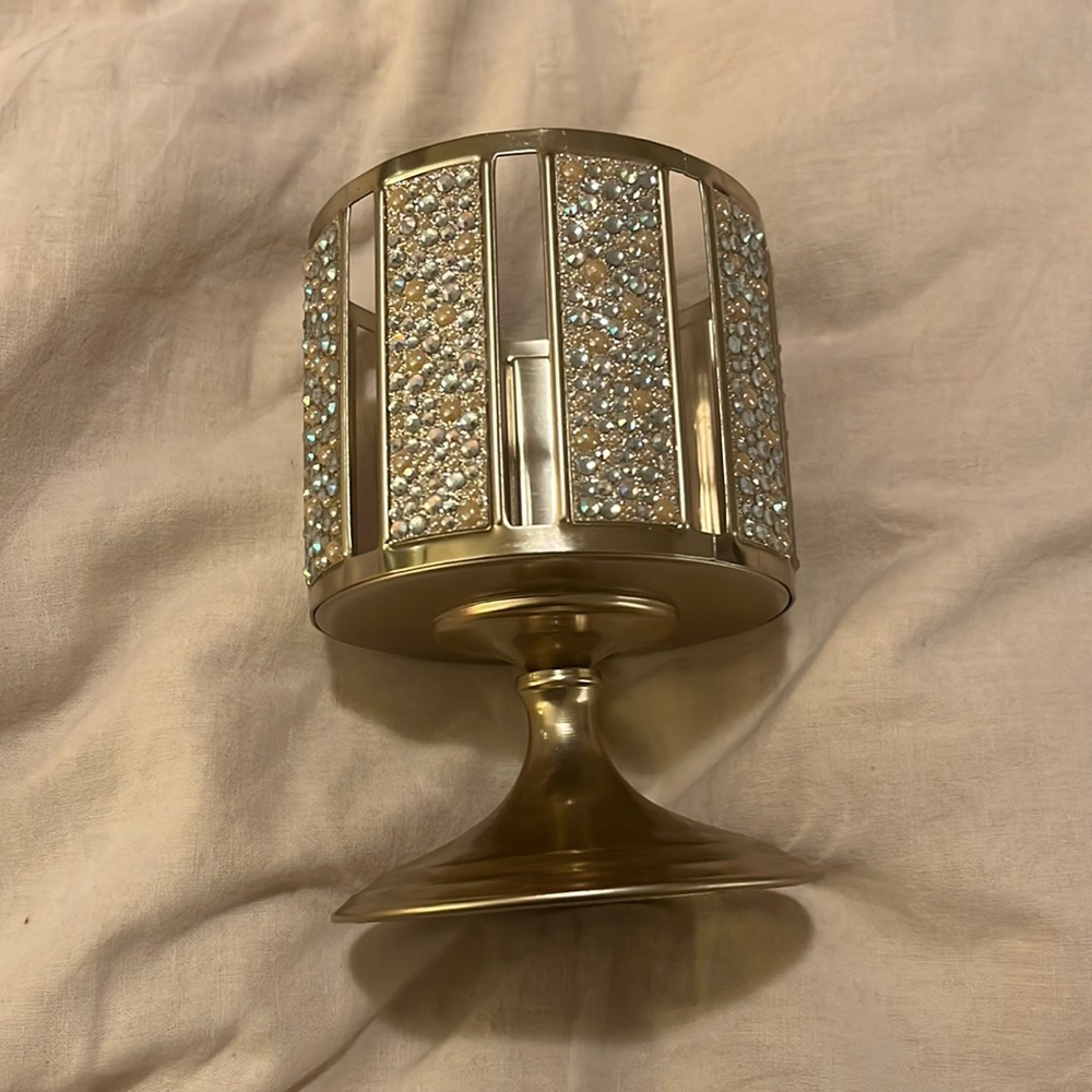 Three-Wick Sparkly Candle Holder